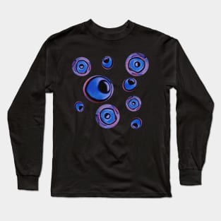 Blue spheres Long Sleeve T-Shirt